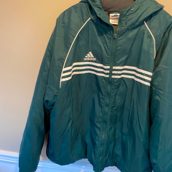 Vintage adidas jacket green large - Picture 2 of 11